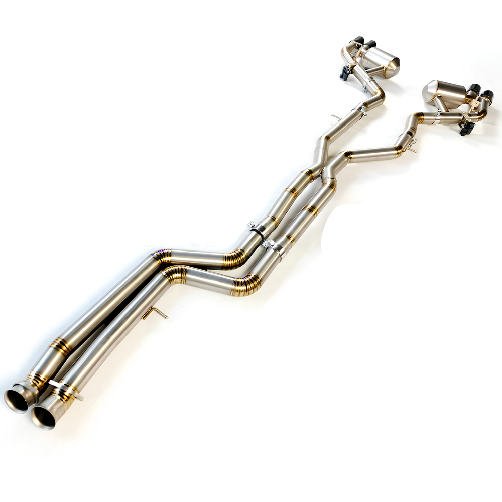 AME Valvetronic Titanium EXHAUST CATBACK For For BMW M Series F22 F23 M2C (M2 Competition) S55 3.0T 17~19 Titanium muffler exhaust pipes