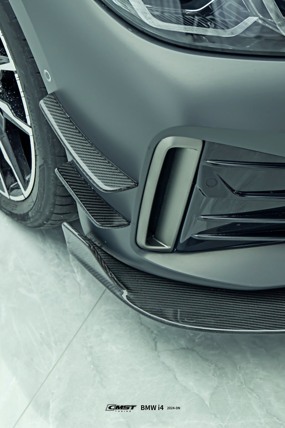 CMST Carbon Fiber Front Canards for BMW I4 M50 / e Drive 40 & M440i 430i