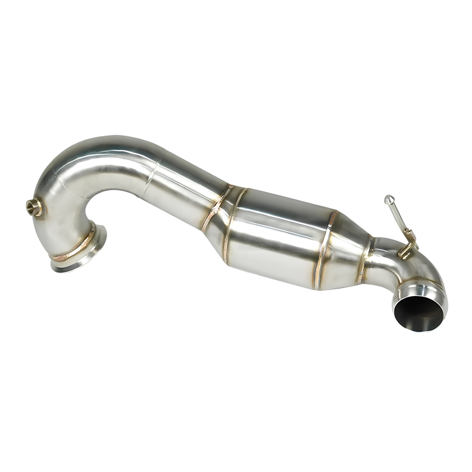 Rstype catless Downpipe For Mercedes Benz 14-18 A45AMG CLA45AMG GLA45AMG 2.0t Turbo
