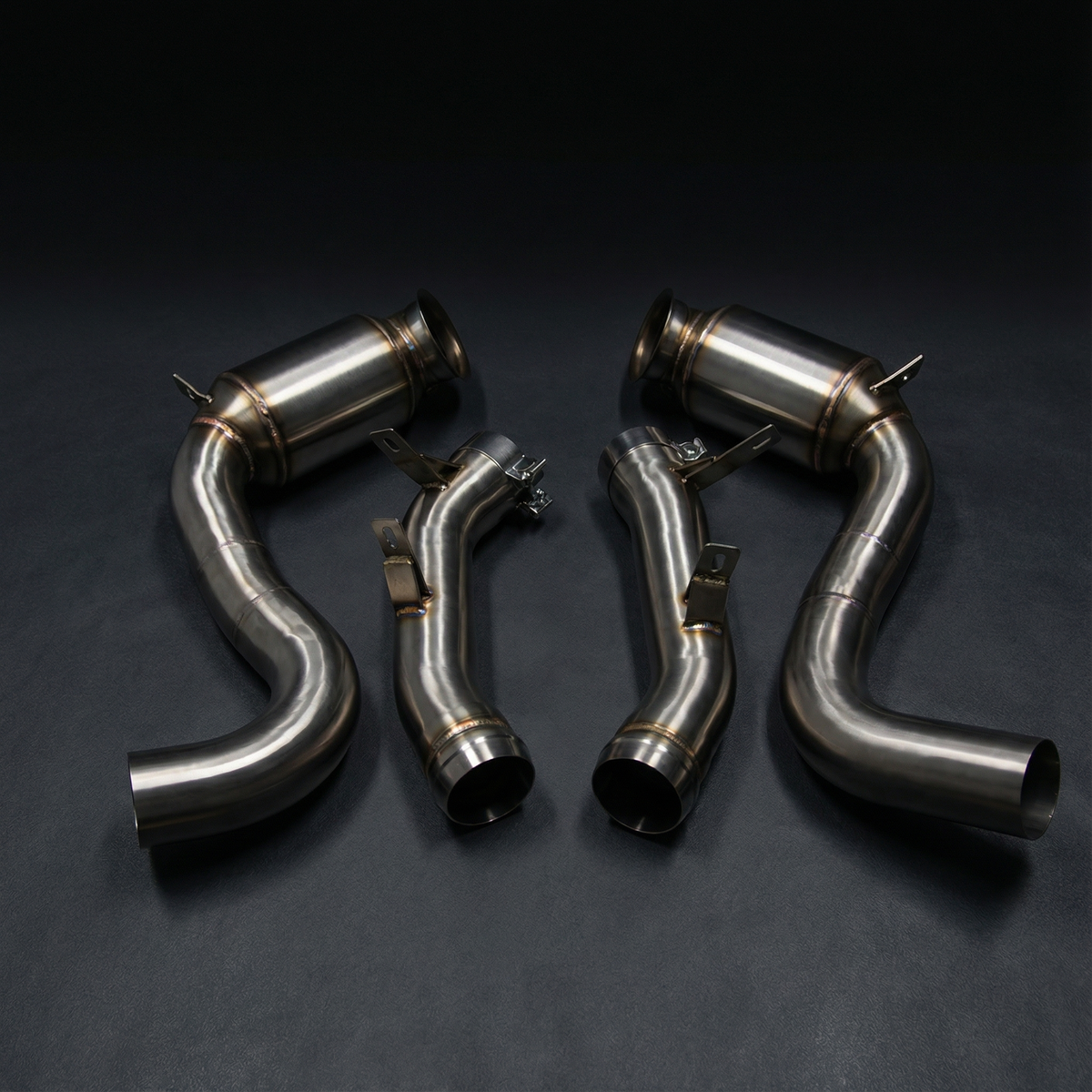 Mercedes-Benz C63 / C63S AMG (W205/S205/C205/A205) 2015-2020 M177 4.0T V8 Catless Downpipes | AME Motorsport