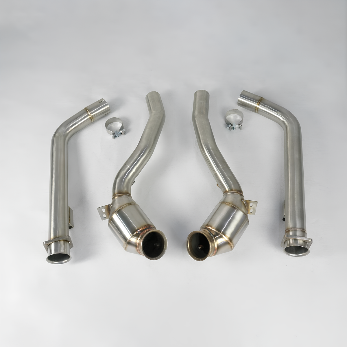 Rstype catless Downpipe Mercedes Benz G500 W463 V8 4.0T Downpipe kit 2016~2018