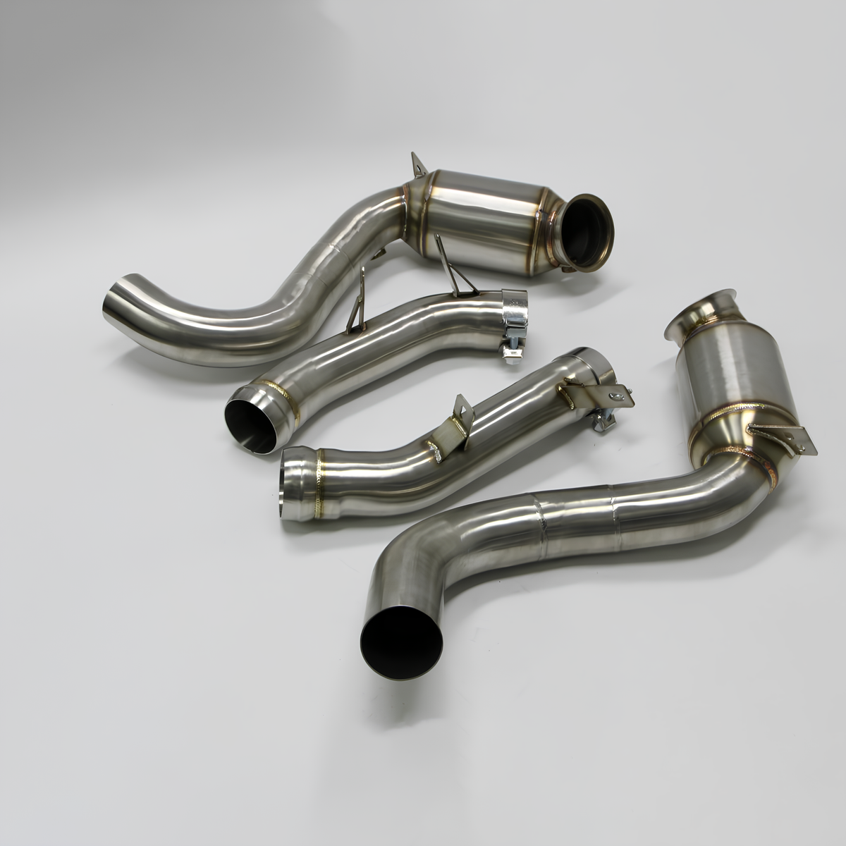 Rstype catless Downpipe Mercedes Benz GLC63 GLC63s AMG W205 M177 4.OT Downpipe kit 2015-2020