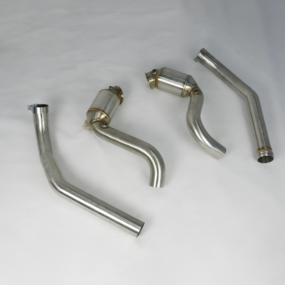 Rstype catless Downpipe Mercedes Benz GLE63 GLE63s AMG 4.OT Downpipe kit 2015-2020