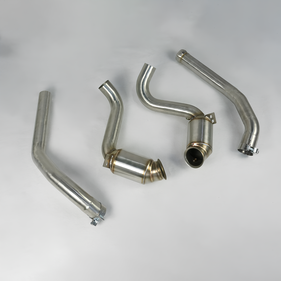 Rstype catless Downpipe Mercedes Benz GT AMG V8 4.0T Downpipe kit 2018~UP