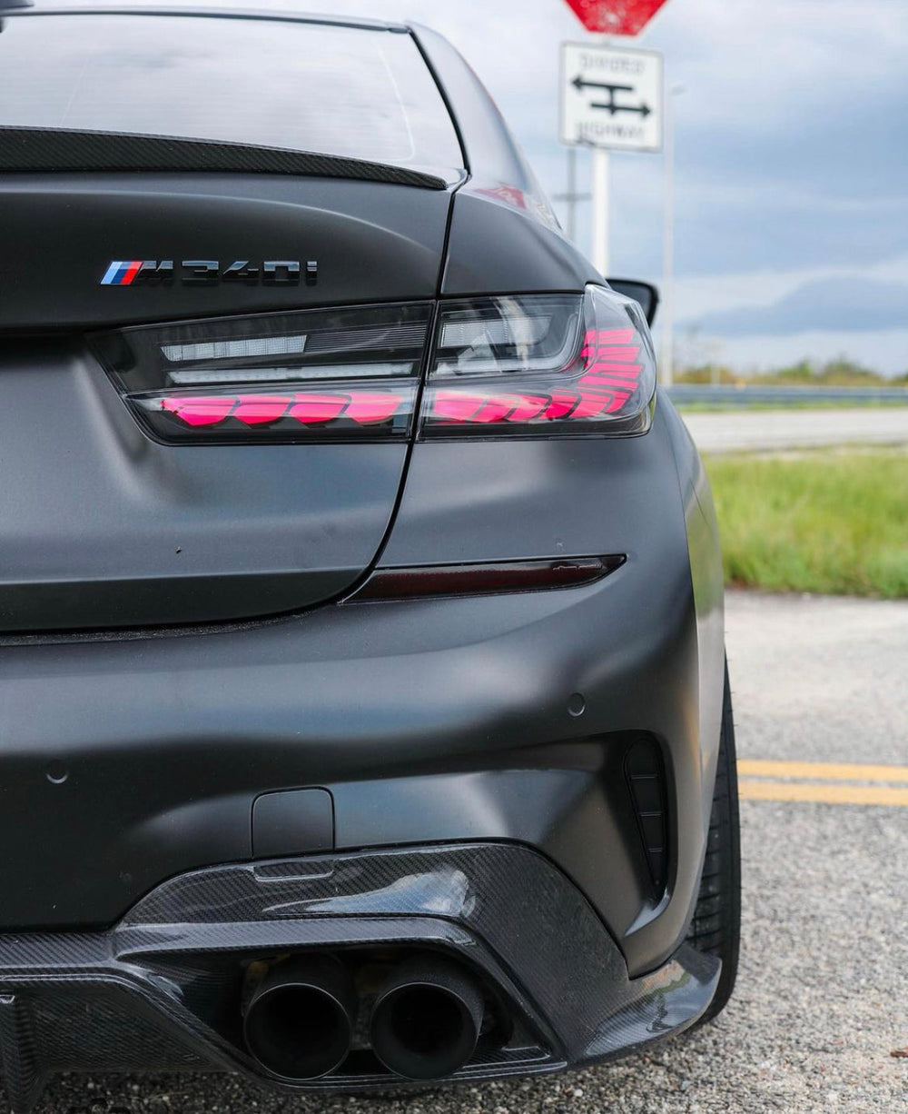 CMST Carbon Fiber Rear Diffuser for BMW 3 Series G20 G21 M340i 330i 2019-2022