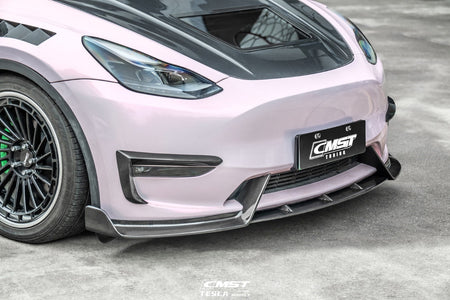 CMST Carbon Fiber Front Lip Ver.4 for Tesla Model Y