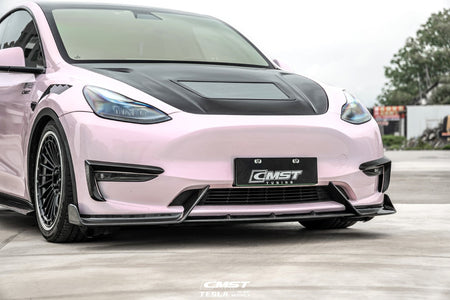 CMST Carbon Fiber Front Lip Ver.4 for Tesla Model Y