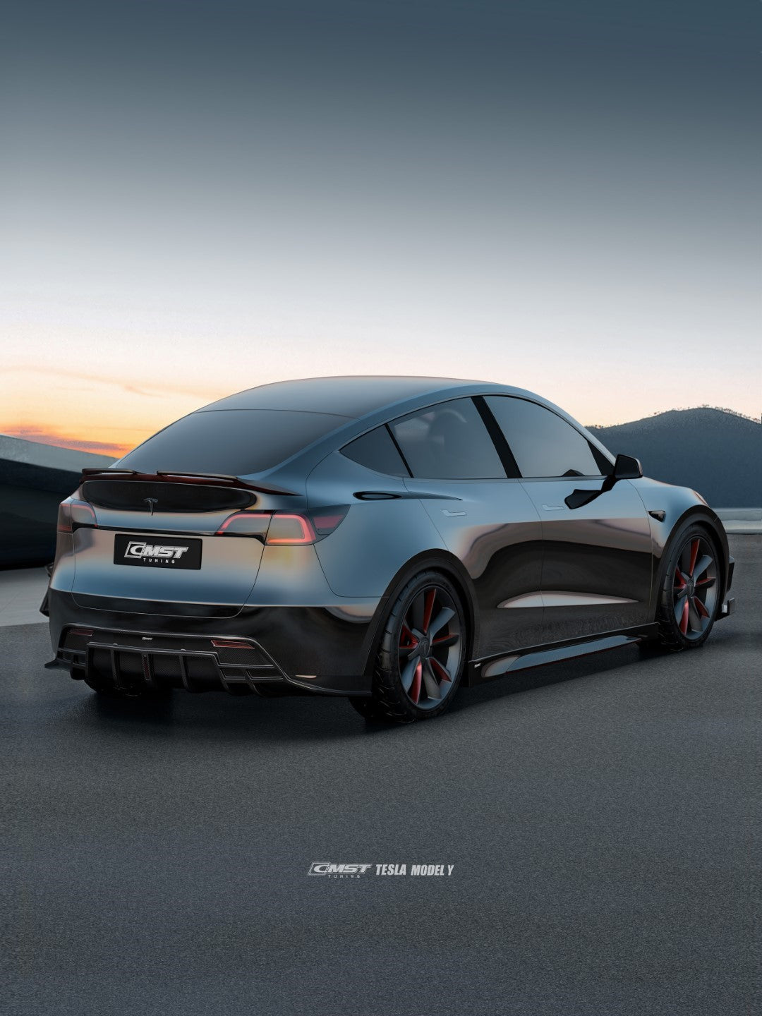 CMST Carbon Fiber Side Skirts Ver.4 for Tesla Model Y