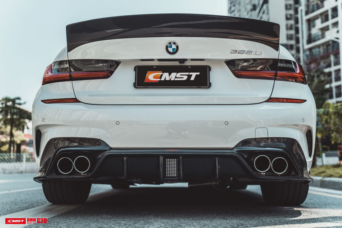 CMST Carbon Fiber Rear Diffuser for BMW 3 Series G20 G21 M340i 330i 2019-2022