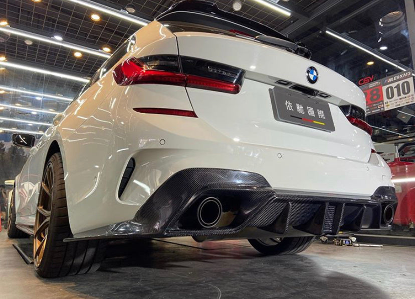 CMST Carbon Fiber Rear Diffuser for BMW 3 Series G20 G21 M340i 330i 2019-2022