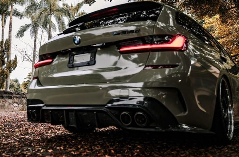 CMST Carbon Fiber Rear Diffuser for BMW 3 Series G20 G21 M340i 330i 2019-2022