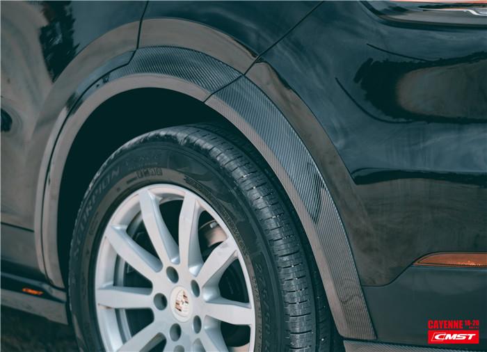 CMST Carbon Fiber Wheel Arches (10 Pcs ) for Porsche Cayenne 9Y0 & Cayenne Coupe 2018-23