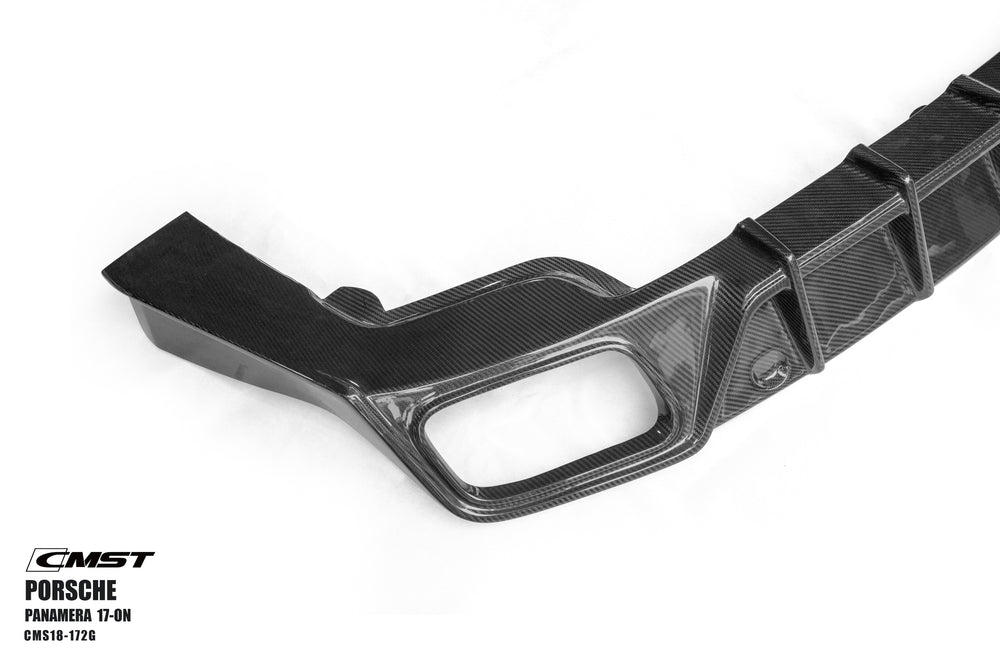 CMST Pre-preg Carbon Fiber Rear Diffuser Ver.2 for Porsche Panamera 971 / Turbo / GTS 2017-ON