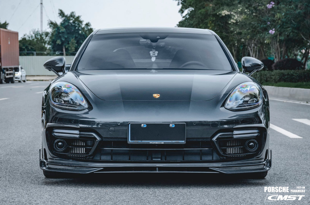 CMST Pre- preg Carbon Fiber Front Lip for Porsche Panamera 971 / Turbo / GTS 2021-2022
