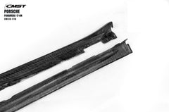 CMST Pre-preg Carbon Fiber Side Skirts Ver.2 for Porsche Panamera 971 / Turbo / GTS 2017-ON
