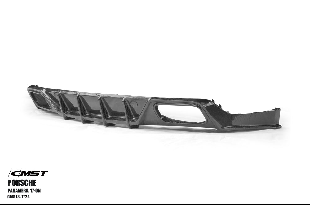 CMST Pre-preg Carbon Fiber Rear Diffuser Ver.2 for Porsche Panamera 971 / Turbo / GTS 2017-ON