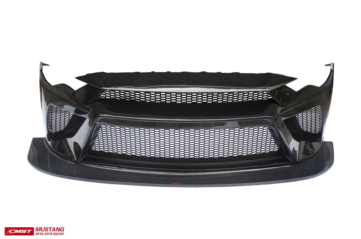 CMST Carbon Fiber Front Bumper & Front Lip for Ford Mustang S550.2 2018 - 2022