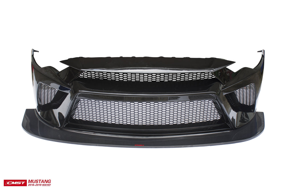CMST Carbon Fiber Front Bumper & Front Lip for Ford Mustang S550.2 2018 - 2022
