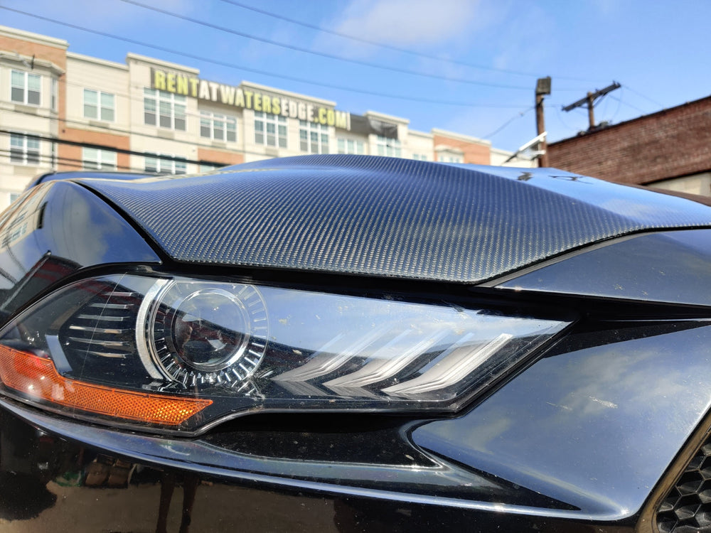 CMST Glass Transparent Hood for Ford Mustang S550.2 2018-2022