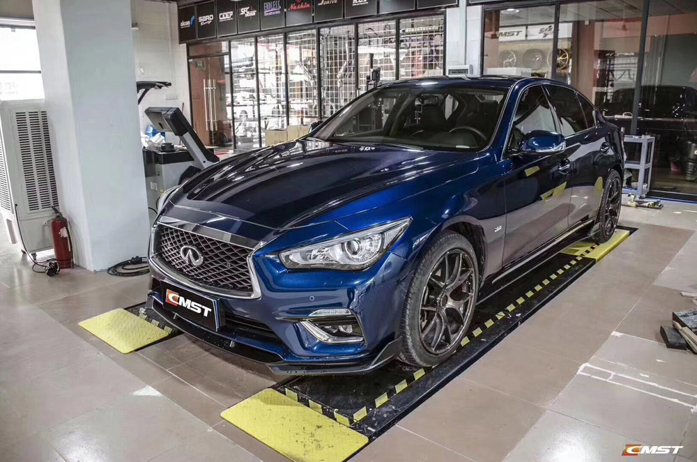 CMST Carbon Fiber Side Skirts for Infiniti Q50 2014-2022