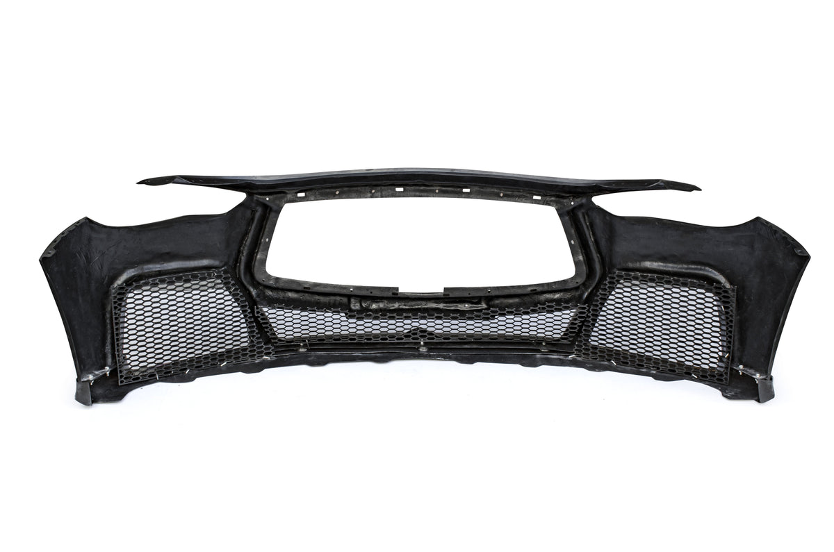 CMST Carbon Fiber Front Bumper & Front Lip for Infiniti Q50 to Project Black S Concept 2014-2022