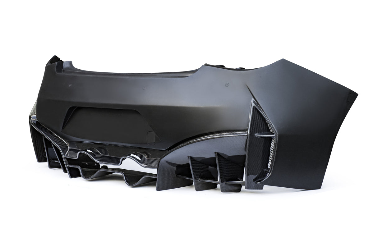 CMST Carbon Fiber Rear Bumper & Diffuser for Infiniti Q50 to Project Black S Concept 2014-2022