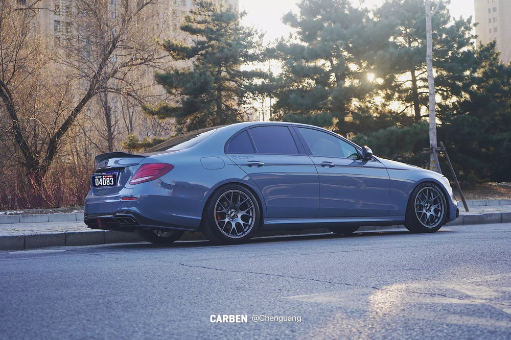 CMST Carbon Fiber Rear Diffuser for Mercedes Benz E-Class 4 Door W213 2017-2020