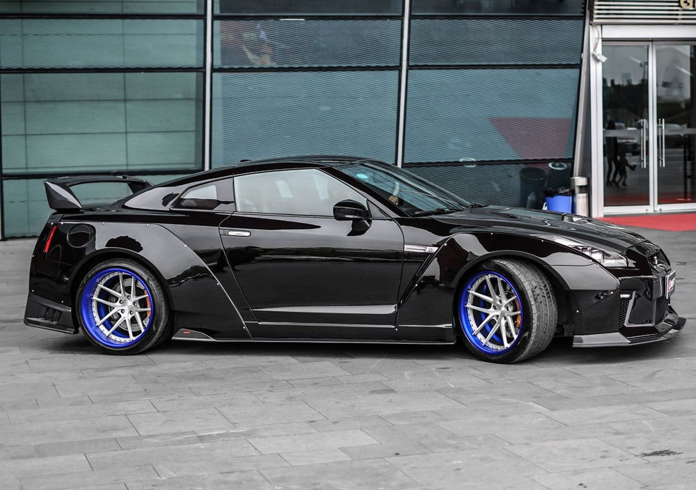 Nissan Gt R R35 Rear Diffuser CMST Facelift Conversion Rear Bumper & Rear Diffuser for Nissan GTR GT ...