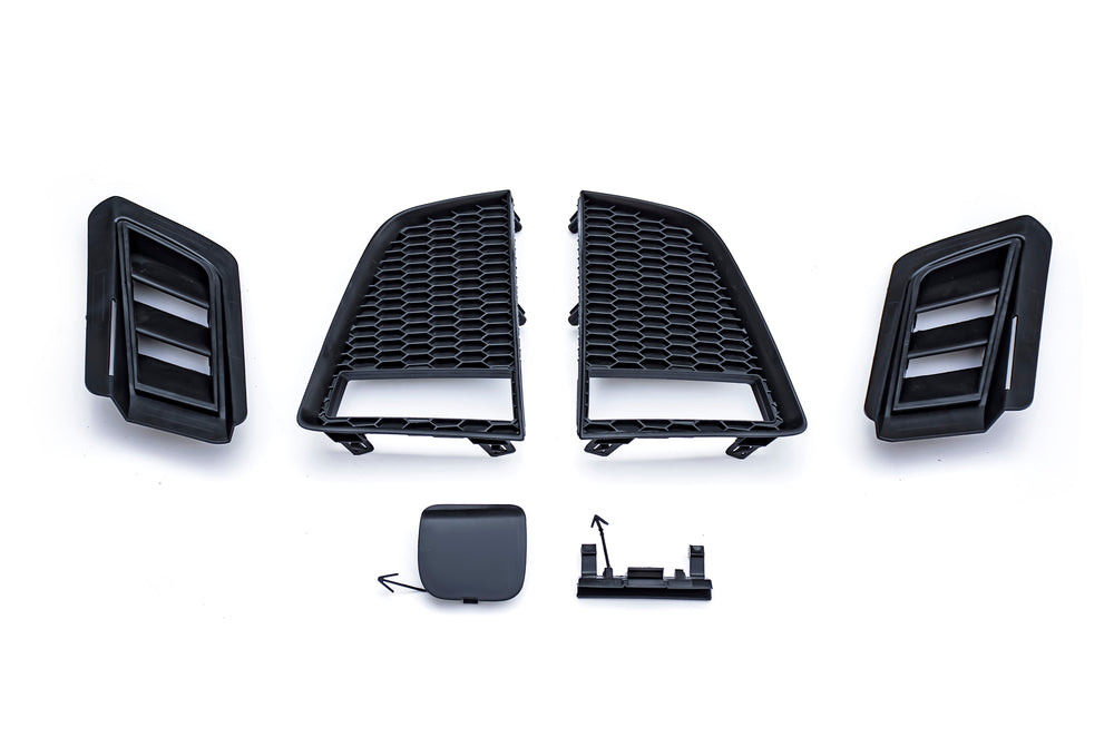 CMST Polypropylene PP Front Bumper & Front Lip for Nissan GTR GT-R R35 2008-2016 Facelift Conversion