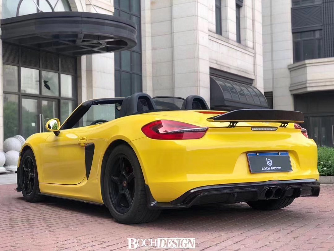 CMST Carbon Fiber Rear Diffuser for Porsche Cayman/Boxster 981 2012-2015