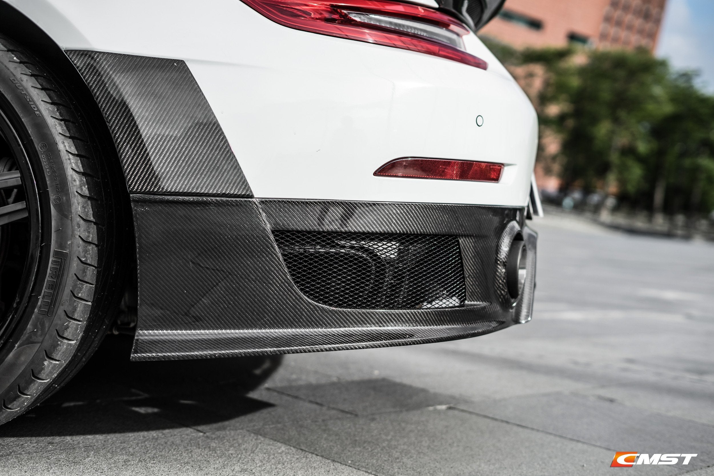 CMST Carbon Fiber Rear Bumper & Diffuser for Porsche 991.1 991.2 GT2RS (2012-2018)