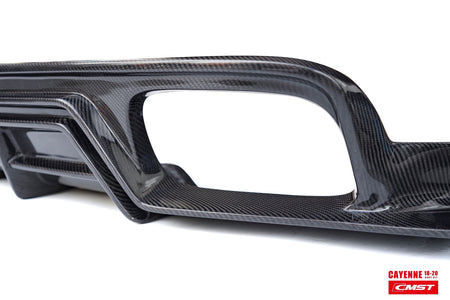 CMST Carbon Fiber Rear Diffuser for Porsche Cayenne 9Y0 2018-23