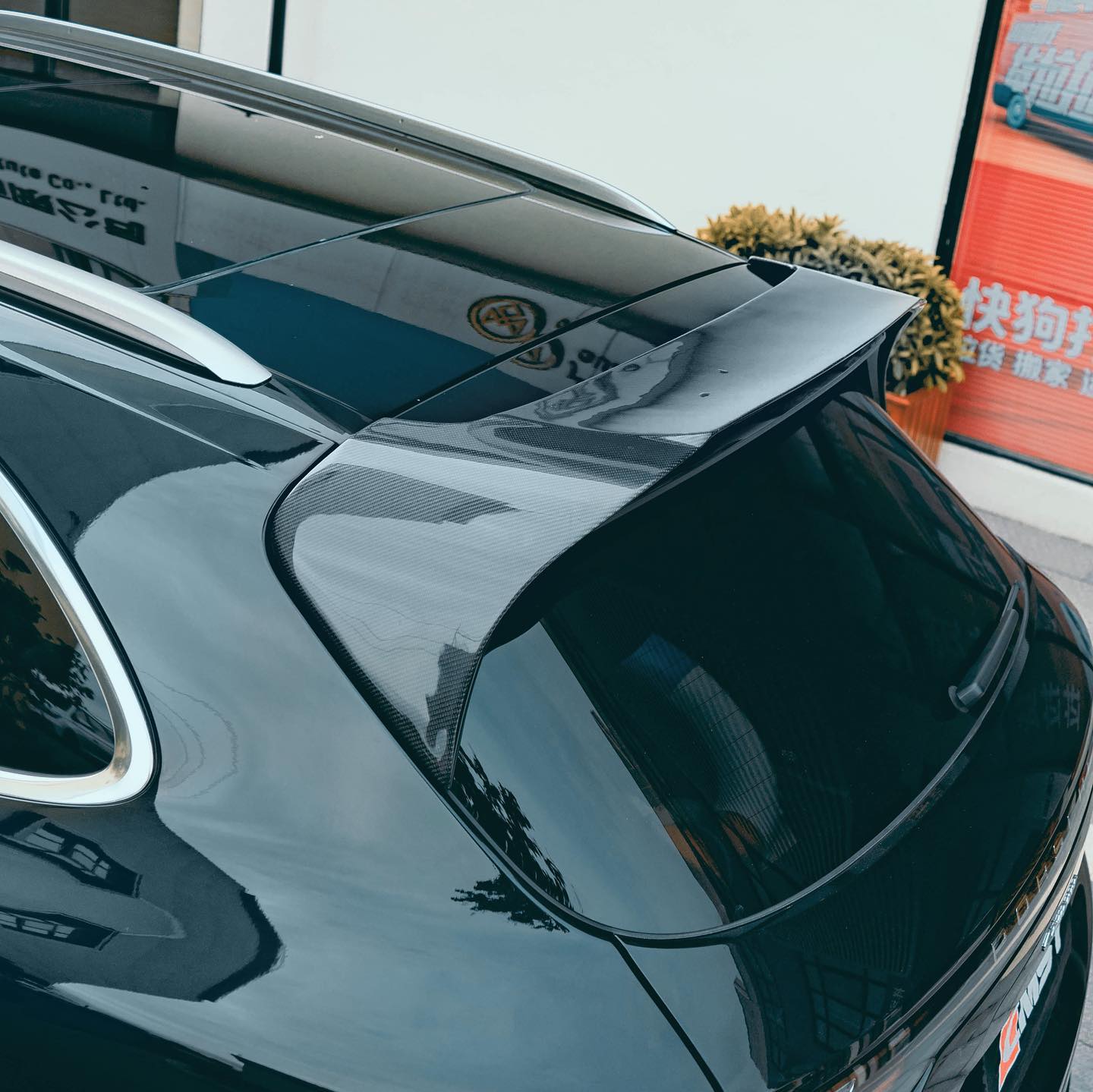 CMST Carbon Fiber Rear Roof Spoiler for Porsche Cayenne 9Y0 2018-23