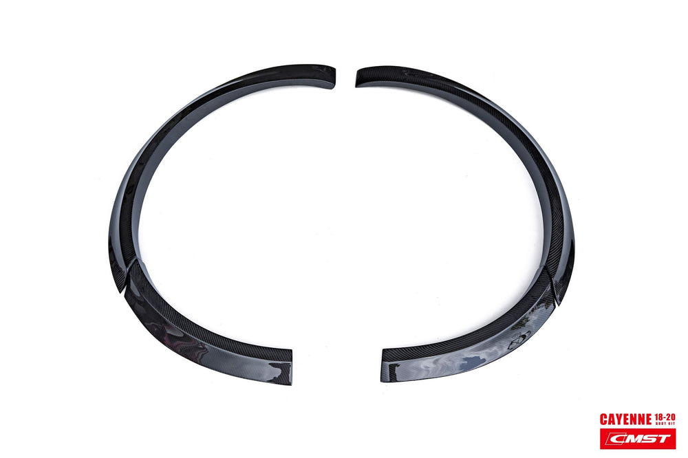 CMST Carbon Fiber Wheel Arches (10 Pcs ) for Porsche Cayenne 9Y0 & Cayenne Coupe 2018-23