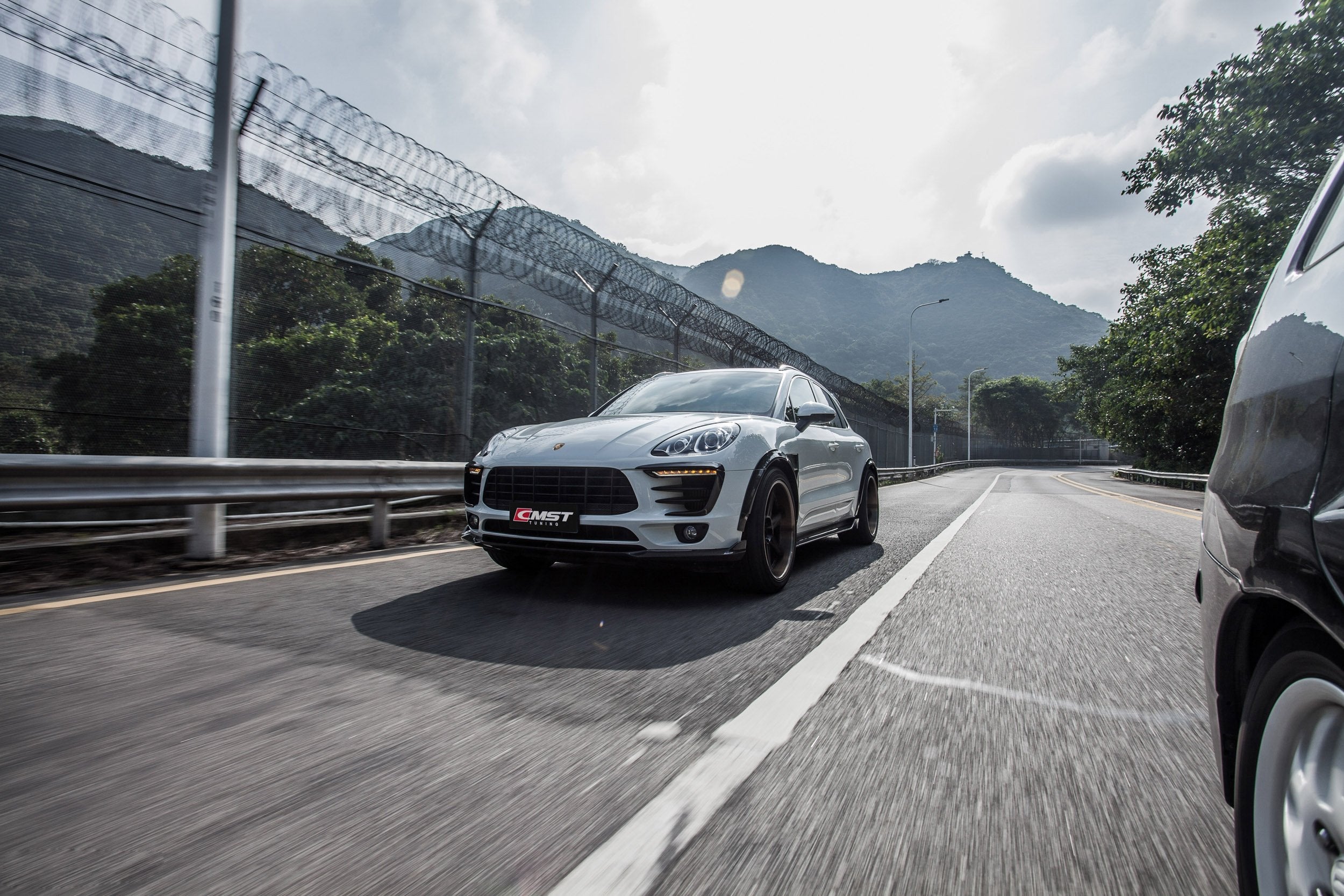 CMST Carbon Fiber Front Lip for Porsche Macan & Macan S 2015-2018