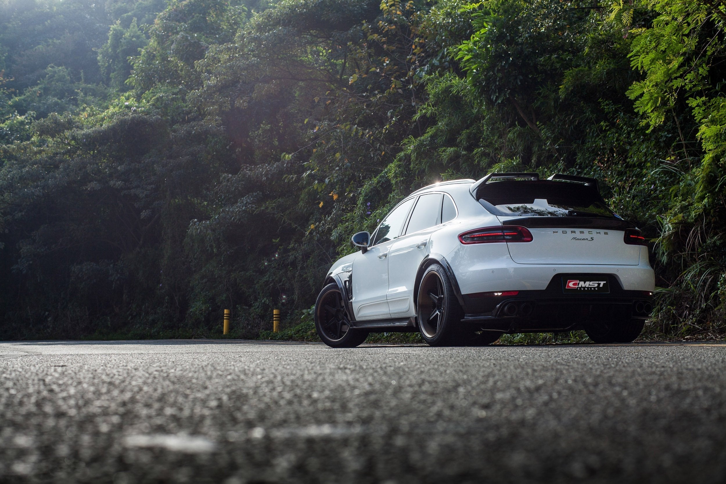 CMST Carbon Fiber Rear Spoiler for Porsche Macan & Macan S & Macan GTS 2015-2018