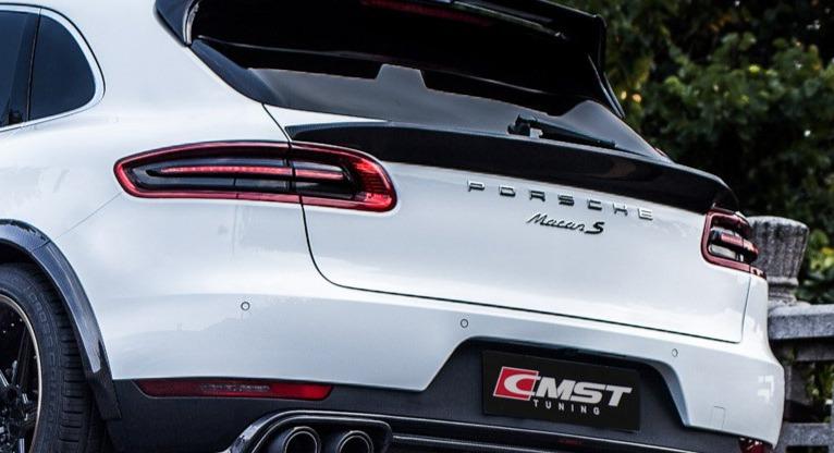 CMST Carbon Fiber Rear Spoiler for Porsche Macan & Macan S & Macan GTS 2015-2018