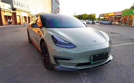 CMST Tesla Model 3 Carbon Fiber Front Lip Ver.3