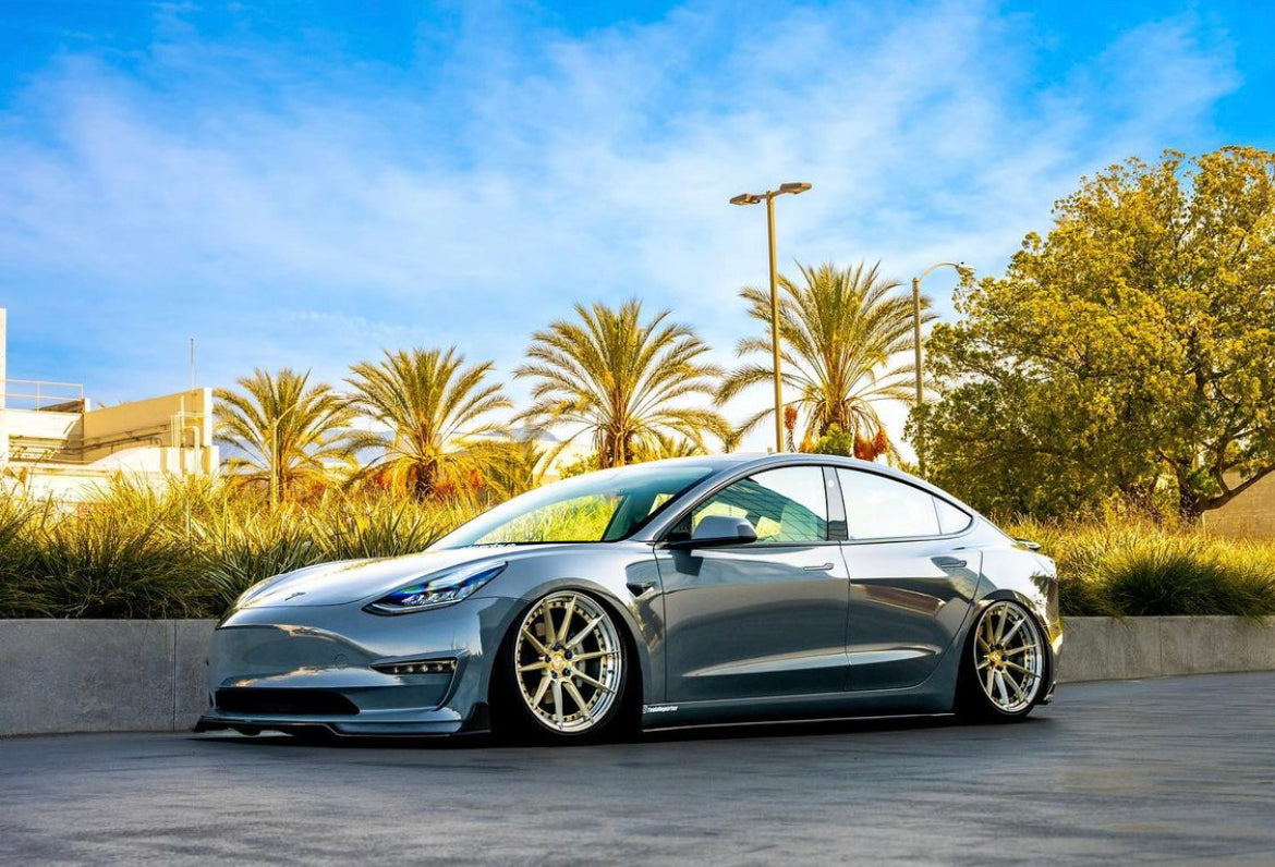 CMST Tesla Model 3 Carbon Fiber Front Lip Ver.1