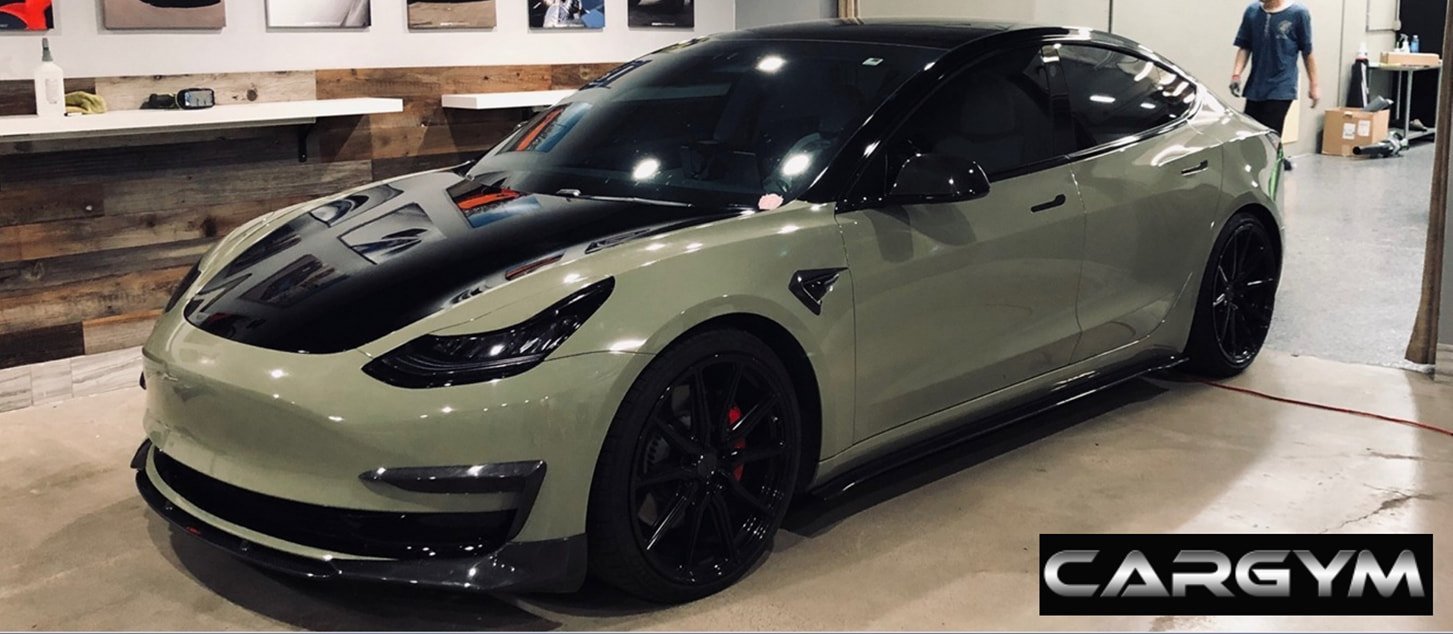 CMST Tesla Model 3 Carbon Fiber Front Lip Ver.3