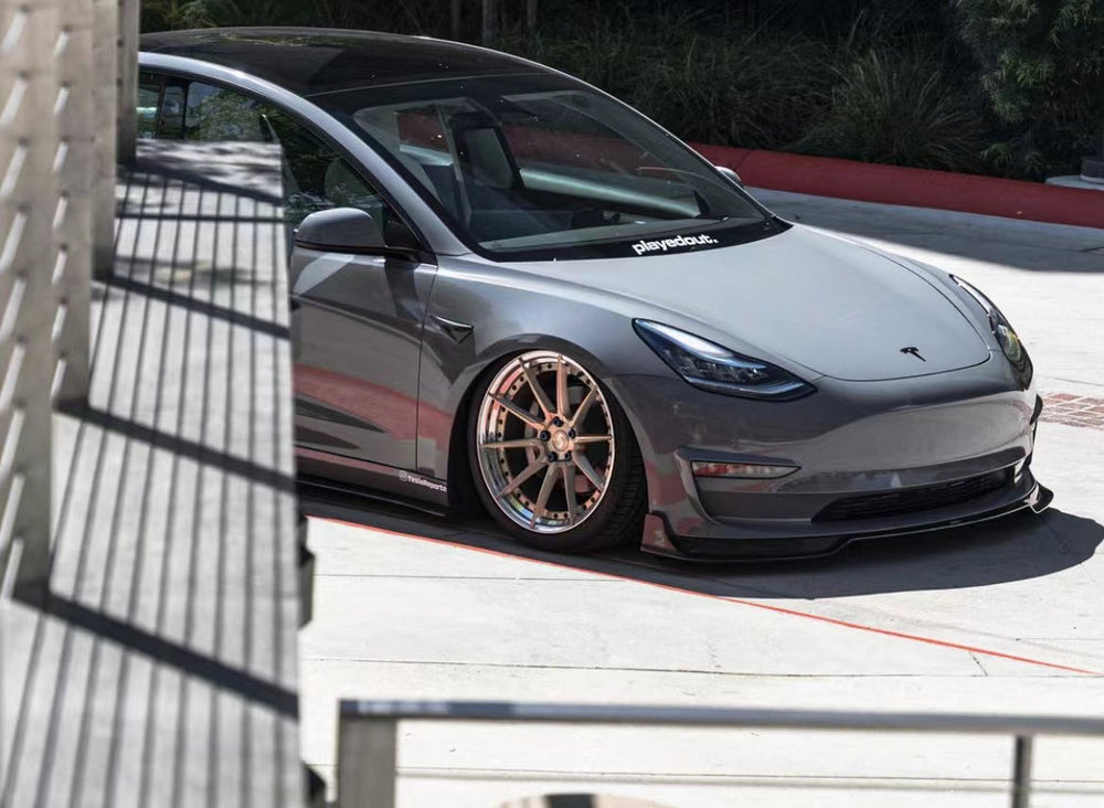 CMST Tesla Model 3 Carbon Fiber Front Lip Ver.1