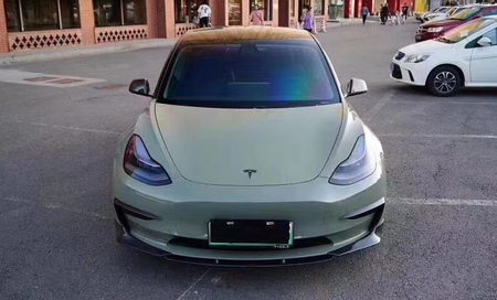 CMST Tesla Model 3 Carbon Fiber Front Lip Ver.3