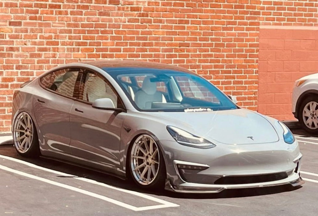 CMST Tesla Model 3 Carbon Fiber Front Lip Ver.1