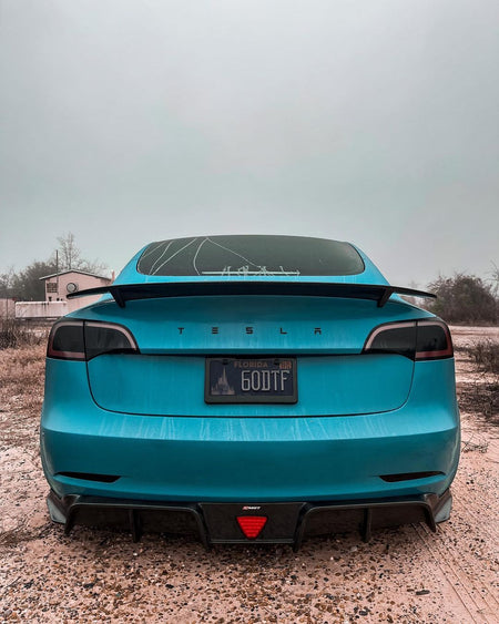 New Release!! CMST Tesla Model 3 Carbon Fiber Rear Spoiler Ver.3