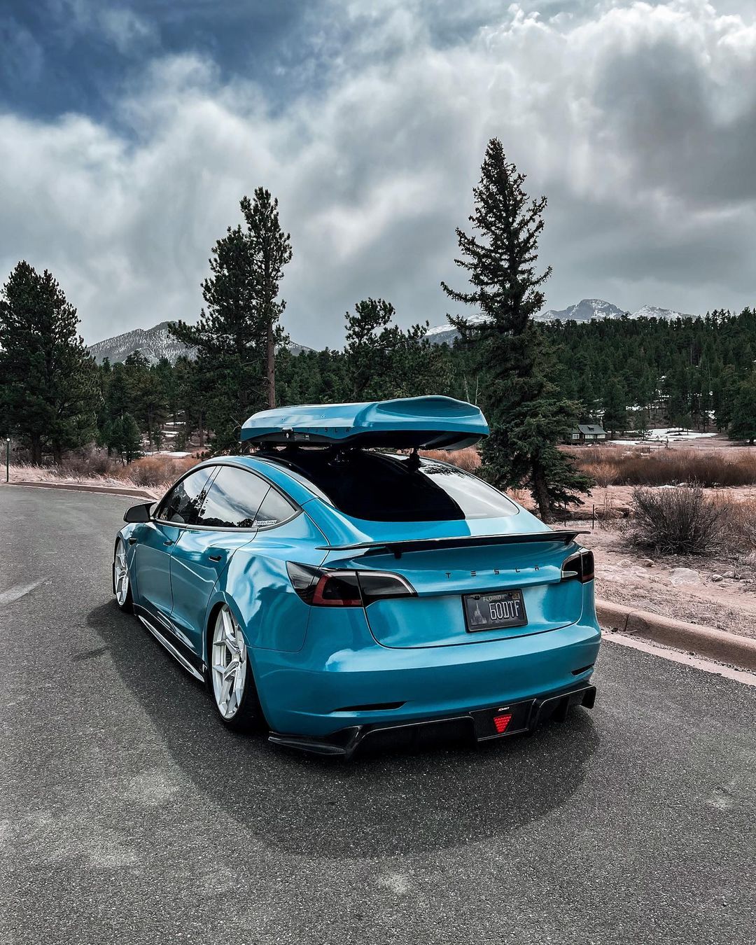 New Release!! CMST Tesla Model 3 Carbon Fiber Rear Diffuser Ver.3