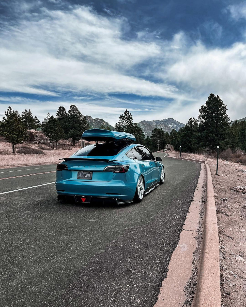 New Release!! CMST Tesla Model 3 Carbon Fiber Rear Diffuser Ver.3