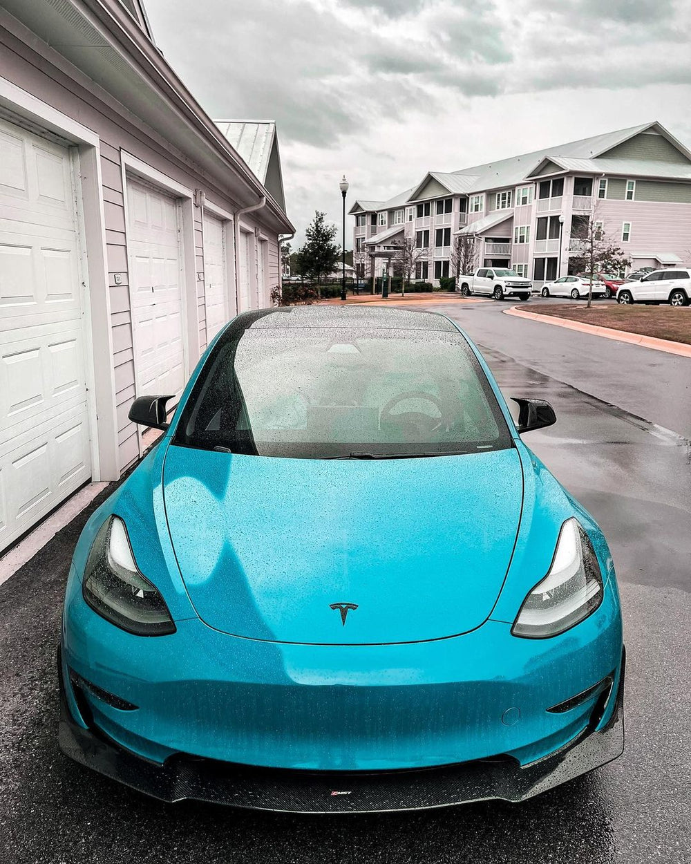 New Release!!! CMST Tesla Model 3 Carbon Fiber Front Lip Ver.4