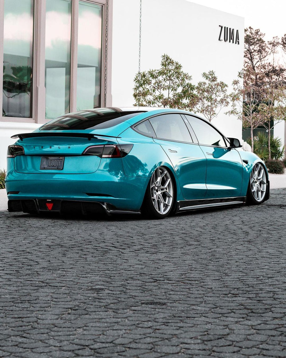 New Release!! CMST Tesla Model 3 Carbon Fiber Rear Diffuser Ver.3