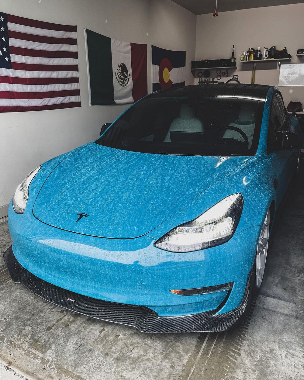 New Release!!! CMST Tesla Model 3 Carbon Fiber Front Lip Ver.4