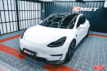 New Release!! CMST Tesla Model 3 Carbon Fiber Side Skirts Ver.3